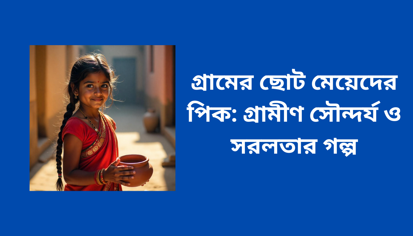 গ্রামের ছোট মেয়েদের পিক: গ্রামীণ সৌন্দর্য ও সরলতার গল্প