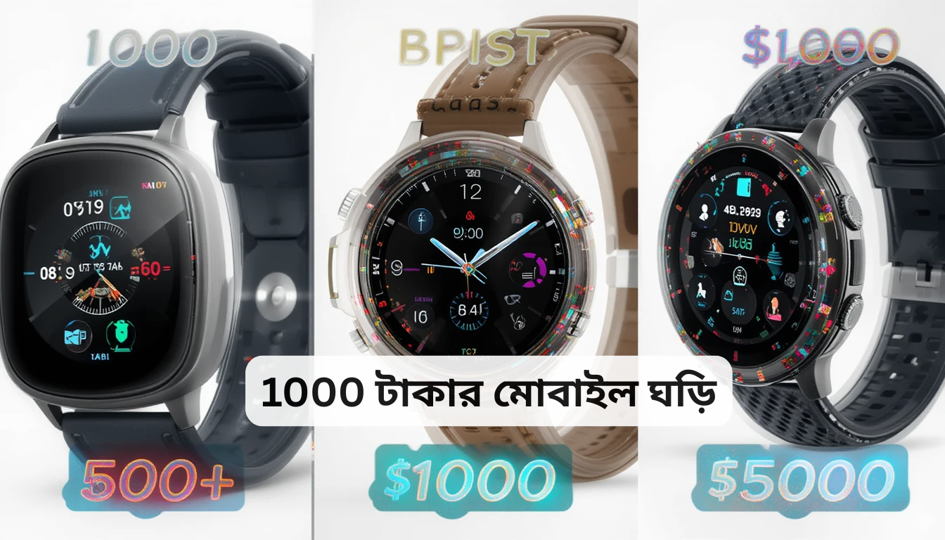 1000 টাকার মোবাইল ঘড়ি Bangladesh Guide