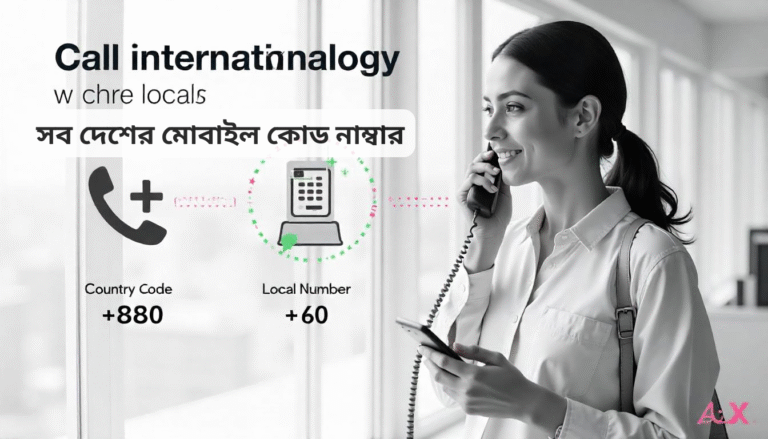 সব দেশের মোবাইল কোড নাম্বার বাংলাদেশ
