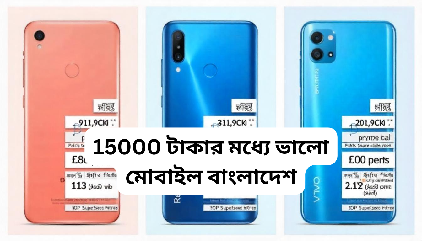 15000 টাকার মধ্যে ভালো মোবাইল বাংলাদেশ
