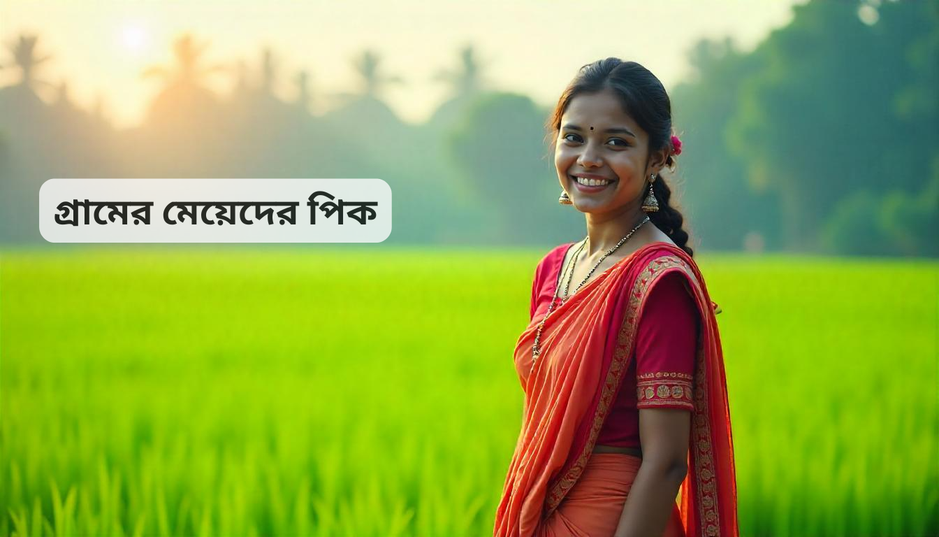গ্রামের মেয়েদের পিক: সহজ-সরল সৌন্দর্য ও আধুনিকতার গল্প