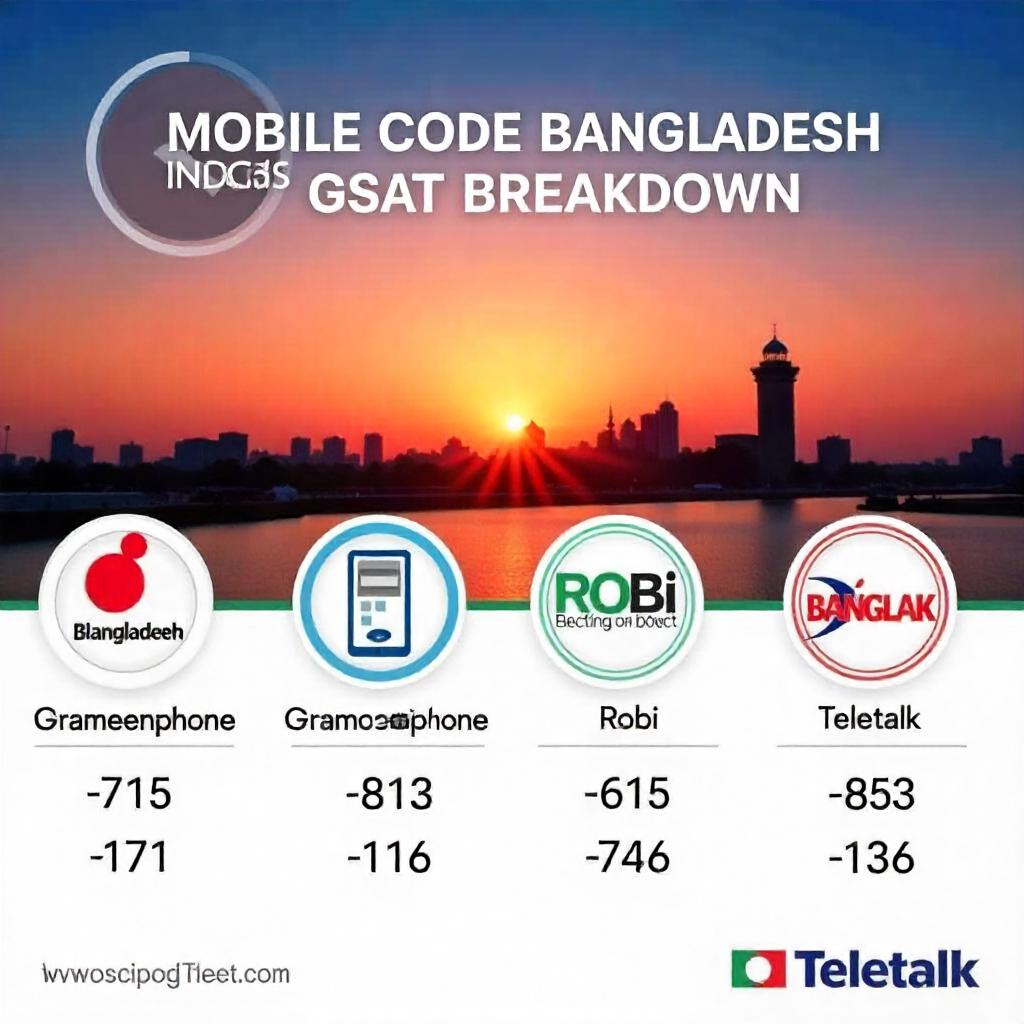 সব দেশের মোবাইল কোড নাম্বার বাংলাদেশ