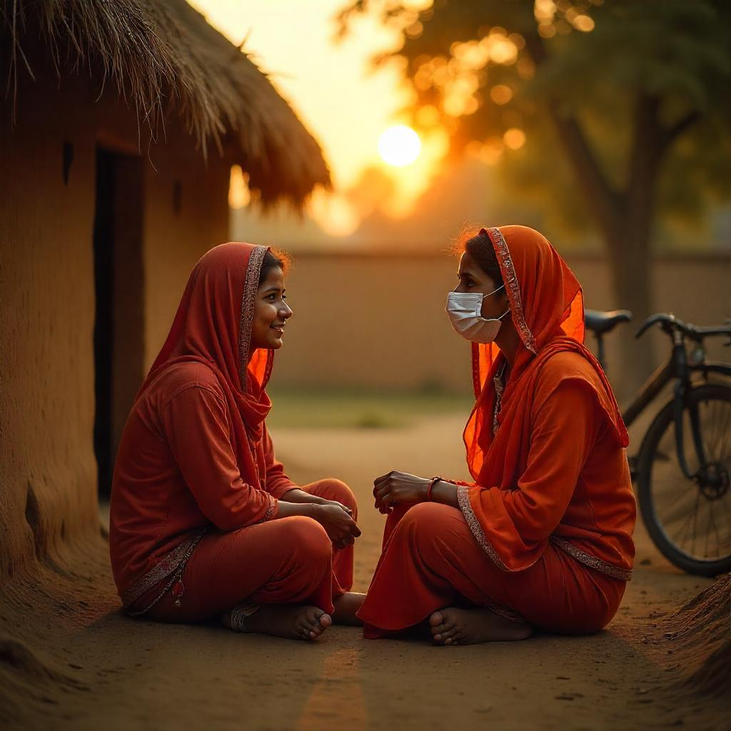 গ্রামের মেয়েদের পিক