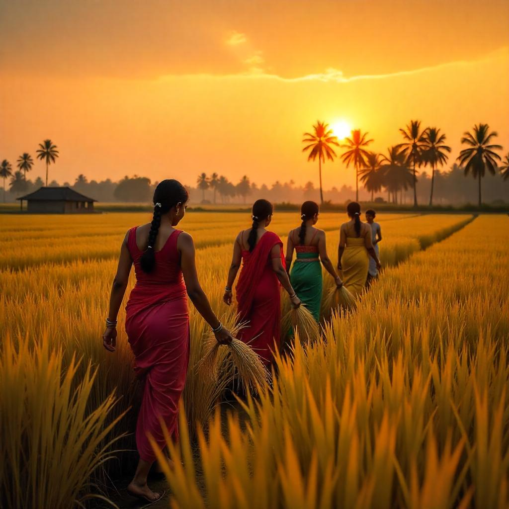 গ্রামের মেয়েদের পিক