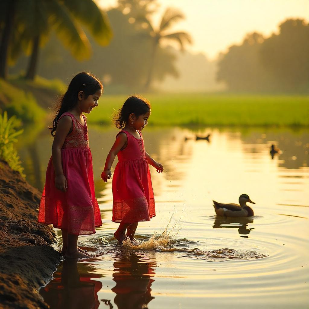 গ্রামের মেয়েদের পিক